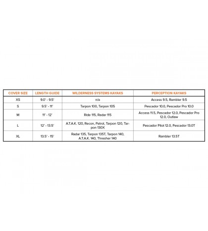 Wilderness Systems Heavy Duty Kayak Cover for SOT