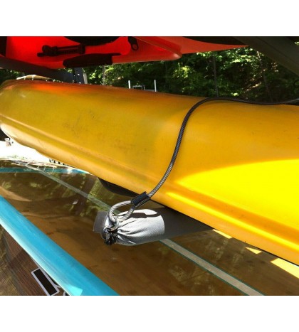 StoreYourBoard 4 Kayak Dock Storage Rack, Outdoor Over The Water Metal Mount