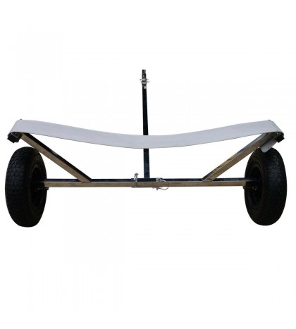 Stainless Steel Boat Launching Trailer Hand Dolly for Inflatable with 16” Wheels