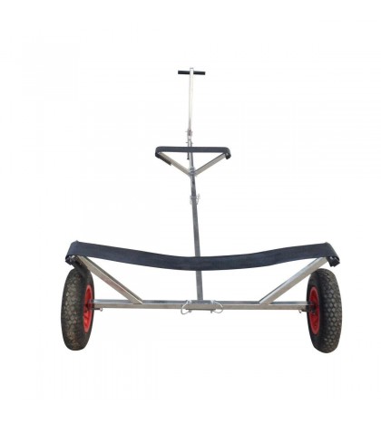 Stainless Steel Boat Launching Trailer Hand Dolly for Inflatable with 16” Wheels