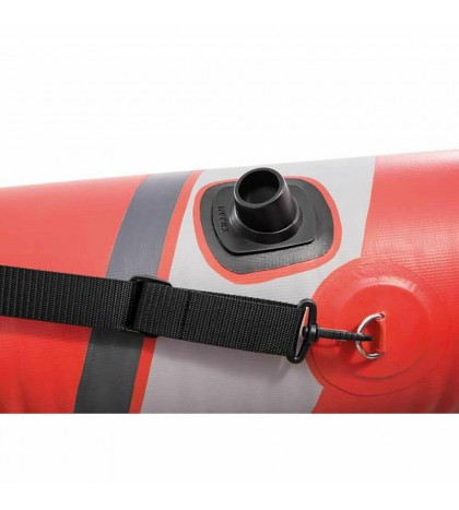 Intex Excursion Pro Inflatable 2 Person Vinyl Kayak w/ Oars & Pump, Red (2 Pack)