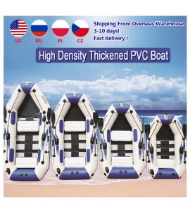 PVC inflatable boat 3 layer inflatable fishing boats laminated wear-resistant