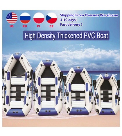 PVC inflatable boat 3 layer inflatable fishing boats laminated wear-resistant