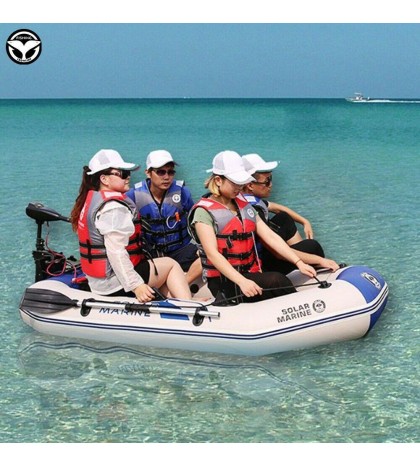 PVC inflatable boat 3 layer inflatable fishing boats laminated wear-resistant