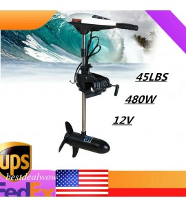 12V 45lbs 480W Electric Trolling Outboard Motor Fishing Boat Engine Brush Motor 12V 45lbs 480W Electric Trolling Outboard Motor Fishing Boat Engine Brush Motor