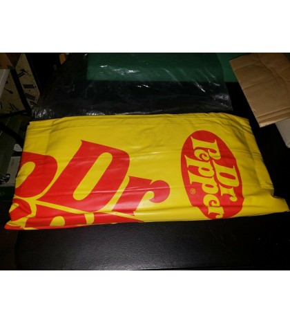 Vintage Sevylor Heavy Duty Dr. Pepper Inflatable Boat NOS w/12v Motor