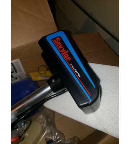 Vintage Sevylor Heavy Duty Dr. Pepper Inflatable Boat NOS w/12v Motor