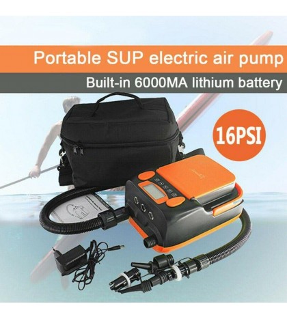 High Pressure Portable 12V Digital Air Pump Inflatable Gear for SUP&Paddle Board