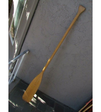 Wooden Boat Canoe Oars Paddle 65 Inches