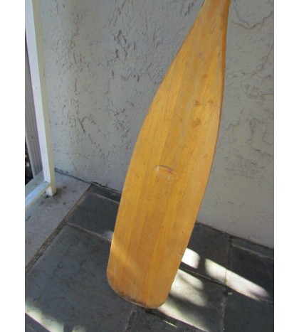 Wooden Boat Canoe Oars Paddle 65 Inches