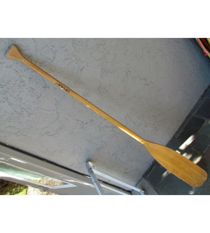 Wooden Boat Canoe Oars Paddle 65 Inches