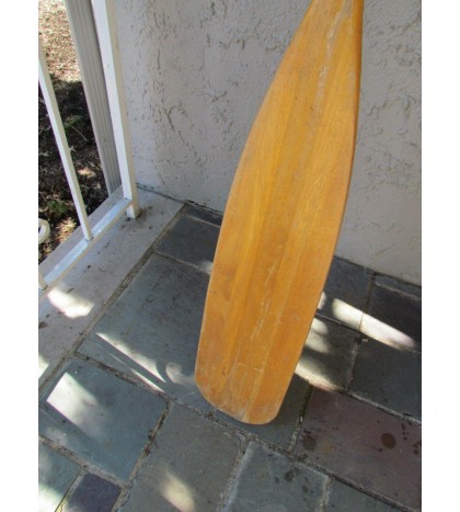 Wooden Boat Canoe Oars Paddle 65 Inches