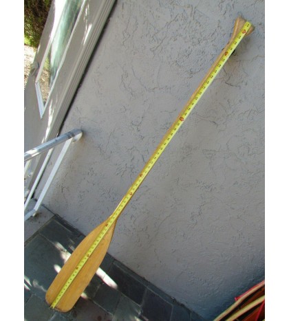 Wooden Boat Canoe Oars Paddle 65 Inches