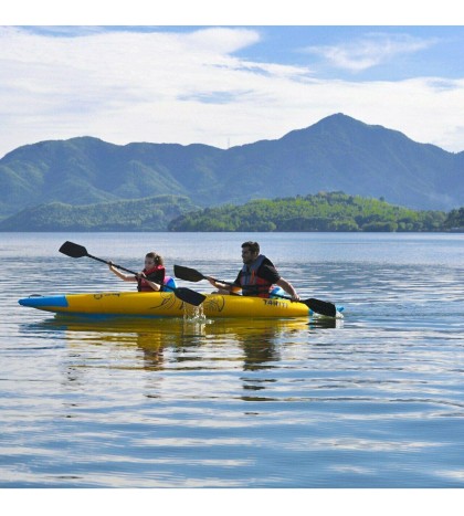 Pool Central Zray Tahiti Kayak Inflatable 2 Person Floating Canoe Raft NIB