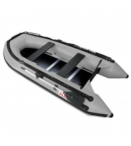 Fishing Boat 3 4 Person Inflatable Rafting Gray Blow Up Boat With Oars Set Pump