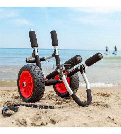 AQUATRACK SUP STAND-UP PADDLE BOARD TROLLEY-Ski/Surfboard Folding Aluminium Cart