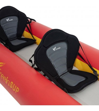 Inflatable Kayak Kayaks Betta 1-2-person Canoe Fishing Boat Paddles Double Seat