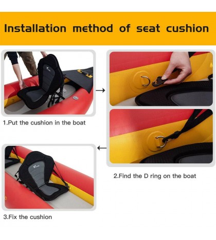 Inflatable Kayak Kayaks Betta 1-2-person Canoe Fishing Boat Paddles Double Seat