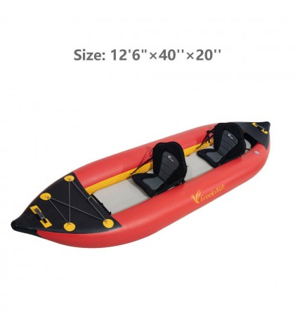 Inflatable Kayak Kayaks Betta 1-2-person Canoe Fishing Boat Paddles Double Seat