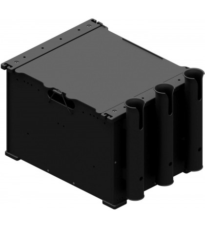 YakAttack BlackPak Kayak Fishing Crate - Black