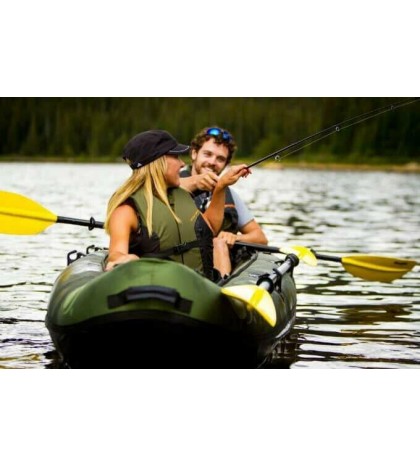 Kayak Fishing Camping Pvc Boat Canoe Portable Two Person Tandem Inflatable Raft