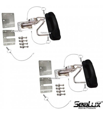 2 Sets Insta-Lock Quick Kit For Inflatable Boats For Soft&Hard Quick Release Set