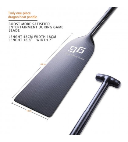 IDBF Approved Adjustable Hot Glue Carbon Fiber Dragon Boat Paddle