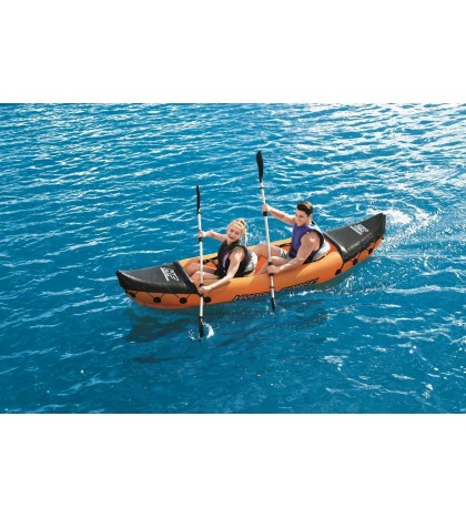 Lite-Rapid X2 Inflatable Kayak Boat Raft with 2 Aluminum Oars