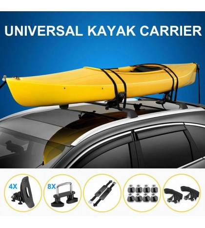 Kayak Rack Holder Carrier Saddle Watercraft Roof Rack Arm Canoe Boat Car Plastic