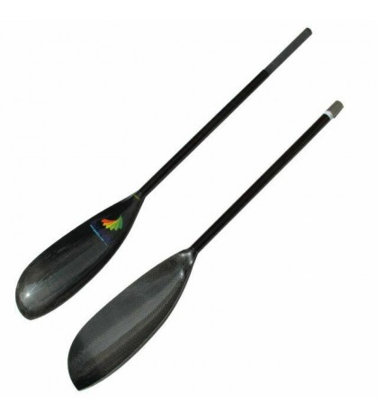 ZJ SPORT Carbon Fiber Kayak Paddle Epic Medium Wing Blade Paddle Oval shaft 10CM