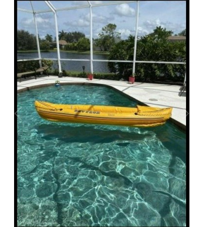 Marlboro Adventure Inflatable Kayak Sevylor Tahiti K 79 Classic Paddle Pump Seat