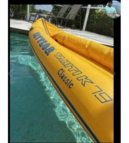 Marlboro Adventure Inflatable Kayak Sevylor Tahiti K 79 Classic Paddle Pump Seat
