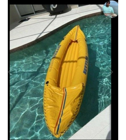 Marlboro Adventure Inflatable Kayak Sevylor Tahiti K 79 Classic Paddle Pump Seat