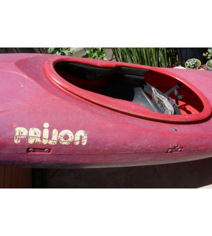Kayak - Prijon - Rockit Made in Germany  White Water,  Used ,color Red