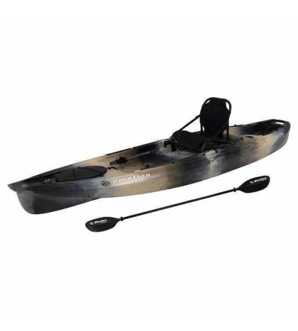 Lifetime Stealth PRO Angler Fishing Kayak in Camo, Weight capacity 375 lb