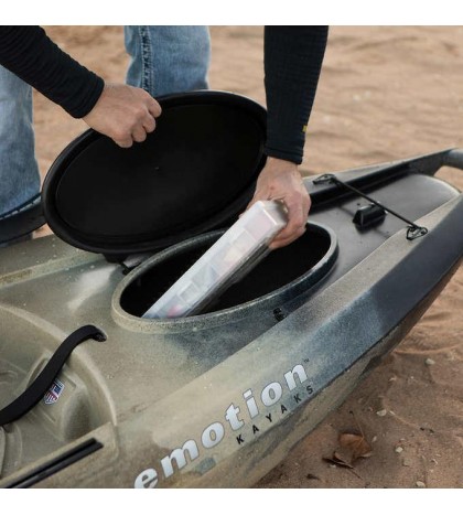 Lifetime Stealth PRO Angler Fishing Kayak in Camo, Weight capacity 375 lb