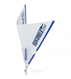 Sea Eagle QuikSail Only Kayak Sail Convert Easy Storage Down Wind White Blue