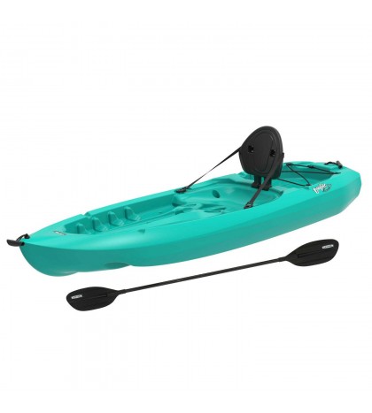 Sit-on-top Kayak 8 Ft Paddle Included Multiple Footrest Positions Backrest