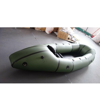 Inflatable Lightweight TPU White Water River Micro PackRaft Kayak Canoe NEW