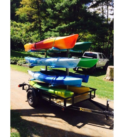 CarriCo Watersports Kayak Carrier Rack Canoes Boats Paddleboard SUP For Trailer