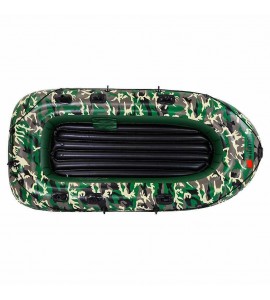 4-Person Inflatable River Lake Dinghy Boat with Pump and Oars Set CAMOUFLAGE