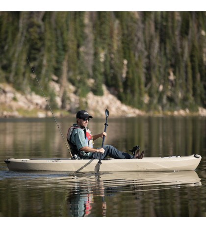 Fishing Kayak With Paddle 10 Ft Lifetime Tamarack Angler 275 LB Weight Capacity