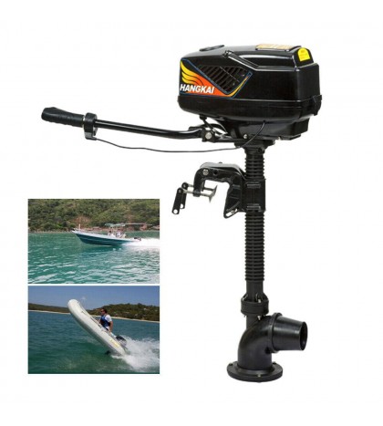 HANGKAI 4HP 48V Electric Outboard Motor Fishing Boat Engine 1000W 15KM/H US SHIP