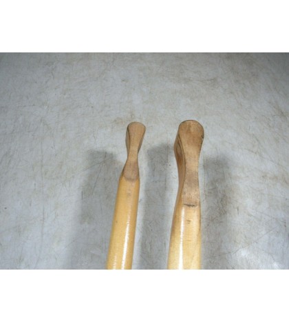 Vintage Pair Wooden Canoe Paddles Academy Broadway Great Canadian