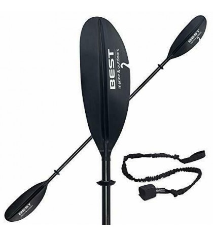 Kayak Fishing Paddle Lightweight Angler Oar ABS Blade Premium Carbon Fiber 250cm
