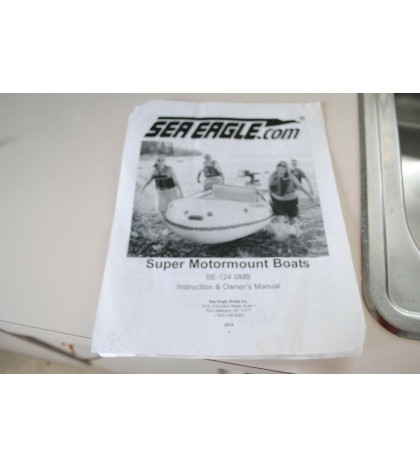 Sea Eagle Super Motormount Boat.  Model SE 124 SMB