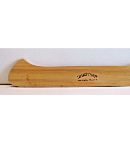 Shaw and Tenney Wooden Canoe & 2 Paddles Orono,Maine Promo? Salesman? 20
