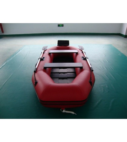 Inflatable 3 Person Self Baling Fishing Mariner Dingy Raft Boat W/ Motor Board