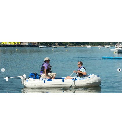 Sea Eagle SE9 Fishermans Dream Motormount with the attachments for a motor mount