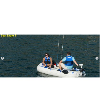 Sea Eagle SE9 Fishermans Dream Motormount with the attachments for a motor mount